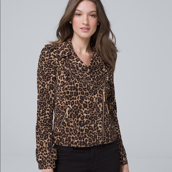 White House Black Market Moto Jacket - Picture 2 of 6